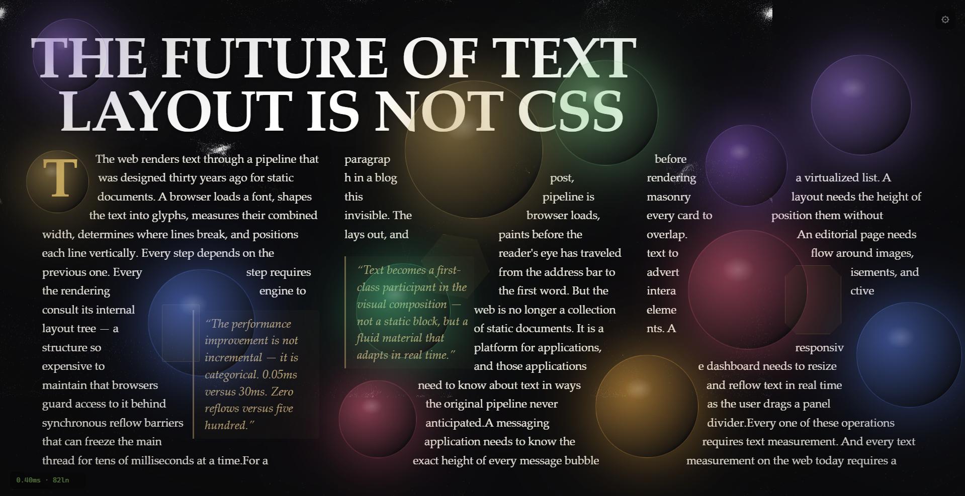 Typogenesis